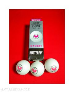 Contoh Butterfly Bola Pingpong @1 pack isi 3 pcs merek Butterfly