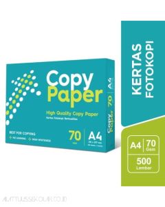 Contoh Kertas Fotocopy Print HVS Putih Copy Paper A4 70 gr merek Copy Paper