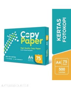 Kertas Fotocopy Print HVS Putih Copy Paper A4 75 gr