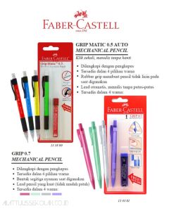 Jual Pensil Mekanikal otomatis Faber-Castell Auto Mech Pencil 0.5 Blister Opaque (133802) terlengkap di toko alat tulis