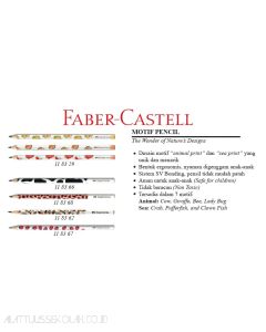 Pensil Kayu motif sapi  Faber-Castell Pencil Motif Cow (118366)