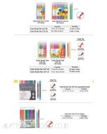 Gambar Pena Kuas Berwarna Seni menggambar dan Melukis Joyko Color Brush Pen CLP-25 (12 Color) merek Joyko