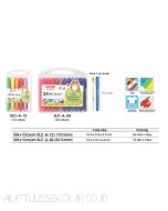 Toko Atk Grosir Bina Mandiri Stationery Jual Krayon Halus / Silky Crayon Joyko Dengan Aneka Warna Terang Yang Cantik Untuk Mewarnai Gambar Anda