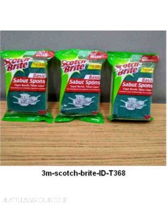 Katalog alat-alat kantor 3M Scotch Brite,  3M Scotch Brite Sabut Spons Hijau Basic harga normal 4800 di Supplier Alat Tulis Bina Mandiri Stationery