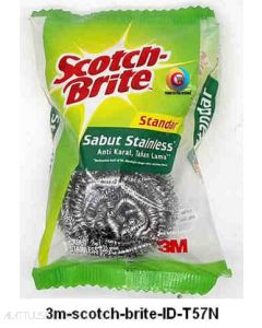 Katalog alat-alat kantor 3M Scotch Brite,  3M Scotch Brite Sabut Stainless 15G Basic New harga normal 4800 di Supplier Alat Tulis Bina Mandiri Stationery