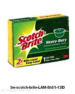 Katalog alat-alat kantor 3M Scotch Brite,  3M Scotch Brite HD Scrub Sponge 100x70mm harga normal 6900 di Supplier Alat Tulis Bina Mandiri Stationery