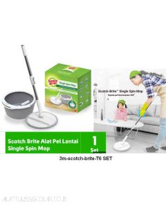 Katalog alat-alat kantor 3M Scotch Brite,  3M Scotch Brite Single Bucket Spin Mop harga normal 438000 di Supplier Alat Tulis Bina Mandiri Stationery