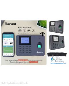 Mesin Absensi Sidik Jari / Kartu / Muka / Telapak Tangan pakai WIFI Merk Fingerspot Seri Revo -WFV-208BNC  -WF-206BNC  -WFA-207NC  -WDV-204BNC  -W-202BNC  -W-231N  -A-232C