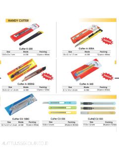 Toko Atk Grosir Bina Mandiri Stationery Jual Macam macam Pisau Kater Cutter Kecil di Toko ATK Lengkap