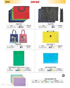 Toko Atk Grosir Bina Mandiri Stationery Jual Tas Jinjing Data Bag kain dan Map Pocket Plastik Murah di Toko grosir Stationery