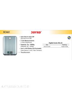 Toko Atk Grosir Bina Mandiri Stationery Jual Joyko Digital Scale DSL-A3 (Kitchen Scale)