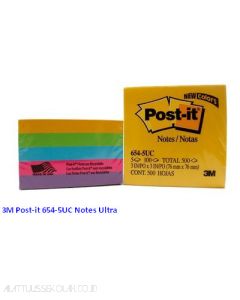 Contoh Alat Perlengkapan Kantor merk 3M Post-it , Gambar Produk 3M Post-it 654-5UC Sticky Note Ultra 76x76mm 500 Sheets harga 65000 di Toko Peralatan Sekolah Murah