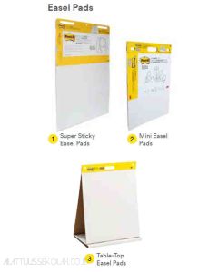 Contoh Alat Perlengkapan Kantor merk 3M Post-it , Gambar Produk 3M Post-it 559SS Super Sticky Easel Pads 635x760mm 30 Sheets harga 294500 di Toko Peralatan Sekolah Murah