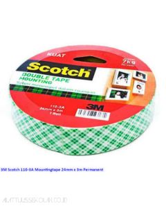 Katalog 3M Scotch harga murah & terjangkau, Image ATK Sekolah SIPLAH 3M Scotch 110-3A Mounting Tape 24mm x 3m Permanent harga normal 52000 di Distributor ATK Bina Mandiri Stationery