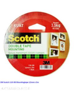 Katalog 3M Scotch harga murah & terjangkau, Image ATK Sekolah SIPLAH 3M Scotch 110-3B Mounting Tape 12mm x 3m harga normal 29000 di Distributor ATK Bina Mandiri Stationery