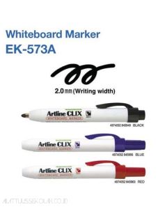 Jual Spidol Non Permanen Clik Cetek Bullet Style Artline 573A Whiteboard Marker Clix terlengkap di toko alat tulis