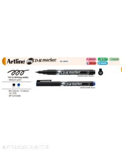 Macam macam perlengkapan Kantor Artline 884 CD-R Marker Spidol Writing Width Medium Point dan gambarnya
