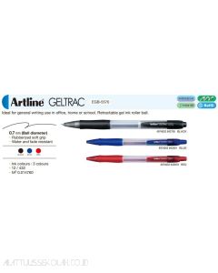 Katalog alat tulis kantor Artline EGB-5570 Ballpoint Pen Geltrac Pulpen Pena Rubberized Soft Grip dan gambarnya