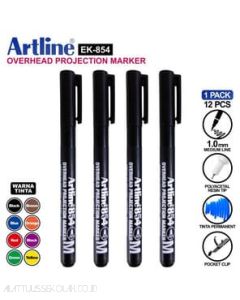e-catalogue gambar alat tulis Artline EK-854 OHP Pen Marker Spidol Permanen