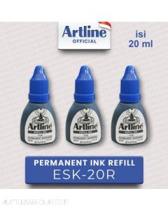 e-catalogue gambar perlengkapan Artline ESK-20R Refill INK Permanent Marker New 20 ml Tinta Isi Ulang Permanen