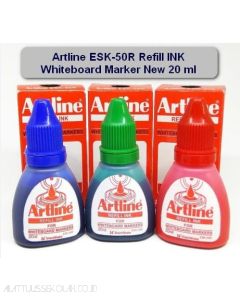 Brosur image atk Artline ESK-50R Refill INK Whiteboard Marker New 20 ml Tinta Isi Ulang Non Permanen