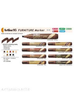 sample Image stationery Spidol Kayu Ujungnya Miring Artline 95 Furniture Marker