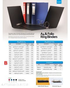 Bantex 8223 Ring Binder 1222 FC 2D-25mm Map berkas arsip