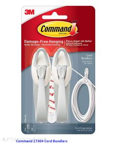 Contoh Alat Perlengkapan Kantor merk 3M Command , Gambar Produk Command 17304 Cord Bundlers harga 56500 di Toko Peralatan Sekolah Murah