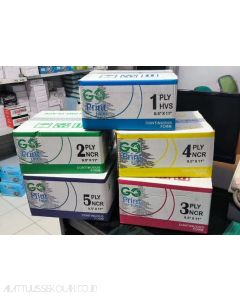 Jual Kertas Komputer Go Print Continuous Form 9.5" x 11"/2 NCR 5 Ply Warna terlengkap di toko alat tulis