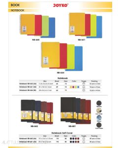 Toko Atk Grosir Bina Mandiri Stationery Jual Buku Catatan Bentuk Menarik Ukuran A5-A6-B5 bisa order ke Toko perlengkapan Sekolah Bina Mandiri Stationery