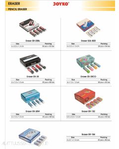 Eraser Penghapus Pensil Kayu dan Mekanik Joyko 
