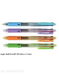 Contoh Pena Pulpen Joyko BallPen BP-199 (Trico,3 Color) merek Joyko