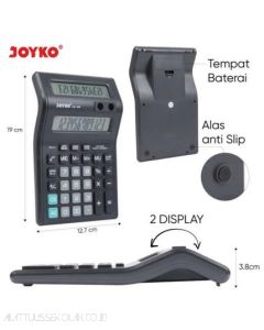 Foto Joyko Calculator CC-49 Kalkulator Meja 12 Digit merek Joyko