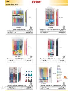 Jual Gel Pen Warna Warni Tinta Gel Joyko Color Gel Pen GPC-317 (Metalic Gel) termurah harga grosir Jakarta