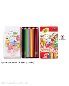 Foto Pensil Gambar 12 Warna Joyko Color Pencil CP-12TC (12 color) merek Joyko