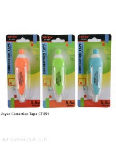 Contoh Joyko Correction Tape CT-551 Pita Koreksi Tipex Roll Penghapus Tulisan merek Joyko