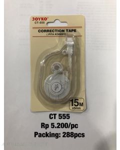 Joyko Correction Tape CT-555 Pita Koreksi Tipex Roll Penghapus Tulisan