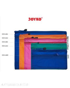 Jual Kantong Poket Resleting Dokument Joyko Document Bag DCB-35 A5 (Parasut) terlengkap di toko alat tulis