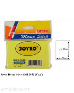 Contoh Joyko Memo Stick MMS-0656 (3"x2") Sticky Note merek Joyko
