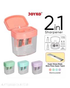 Foto Joyko Sharpener B-24PTL Rautan Serutan Peruncing Pensil merek Joyko