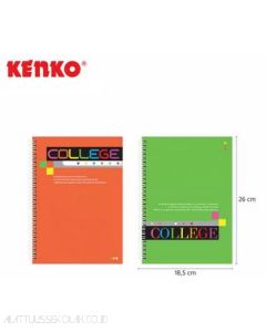 Katalog brosur gambar alat tulis Buku Tulis - Catatan & Bloknote model Kenko B5-RN-CL Ring Book Buku Spiral Note Book