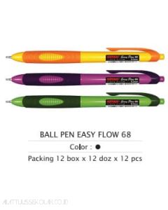 E-Katalog gambar atk Bollpoint Pulpen Pena Tulis Kenko Ballpen Easy Flow 68 dalam kategory Pena Ballpoint