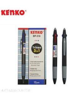 Katalog perlengkapan sekolah Kenko BP-318 Ballpen Bollpoint Pulpen Pena Tulis dan gambarnya