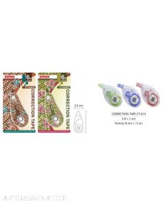 Katalog brosur gambar atk Penghapus Pena Ballpoint type Kenko Correction Tape CT-819 Koreksi Kertas Pita