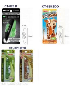Brosur gambar perlengkapan kantor Kenko CT-828R Correction Tape Koreksi Kertas Pita