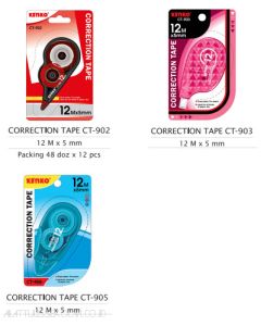 Contoh alat tulis Koreksi Kertas Pita Kenko CT-903 Correction Tape dan gambarnya