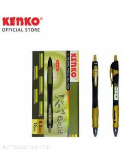Gambar Bollpoint Pulpen Pena Tulis Kenko K-Gold Gel Pen merek Kenko
