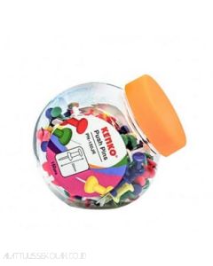 Macam macam stationery Kenko Push Pin PN-150JR Paku Mading dan gambarnya