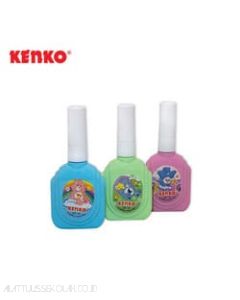 Brosur gambar perlengkapan sekolah Kenko Correction Fluid Fancy-01 Cairan Koreksi Tip-X