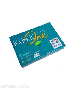 Contoh Kertas Fotocopy Print HVS Putih PaperOne A4 75 gr merek PaperOne